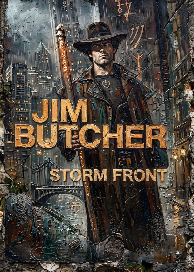 Jim Butcher Storm Front Book Cover