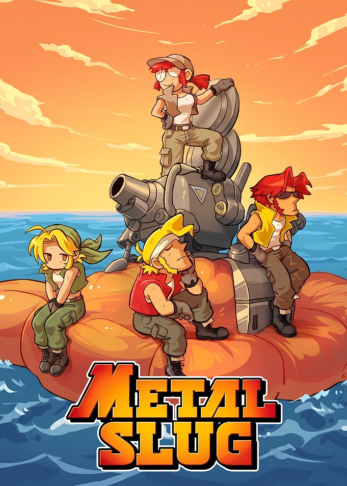 Metal Slug Characters on Tank