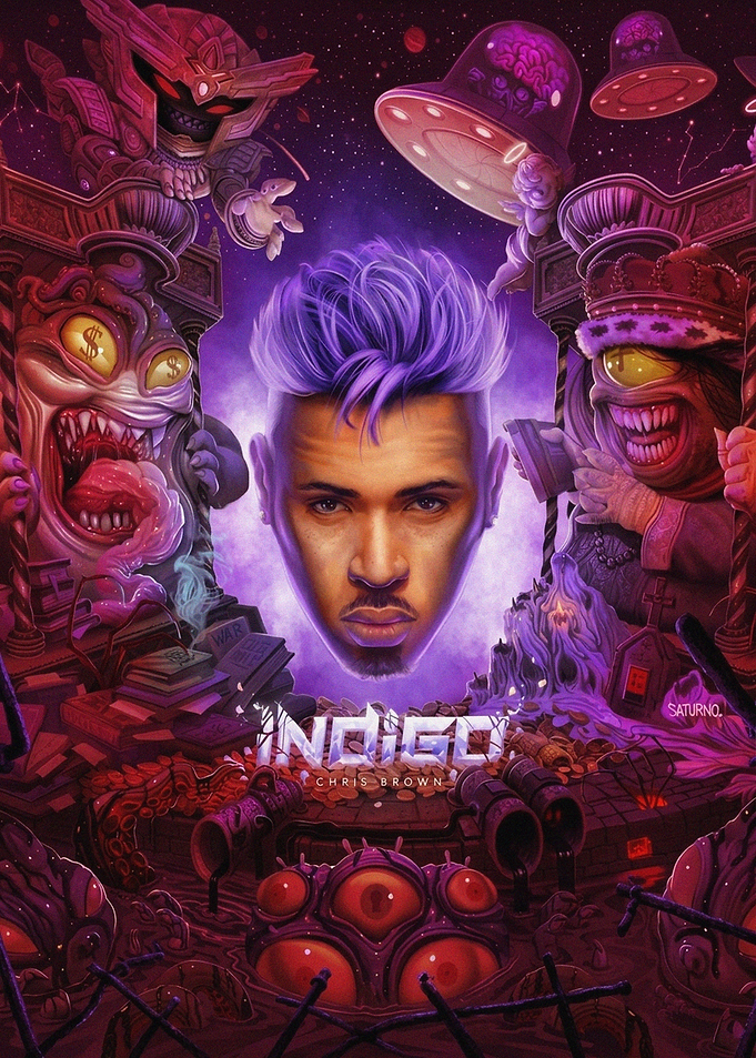 Chris Brown Indigo Album Cover Art