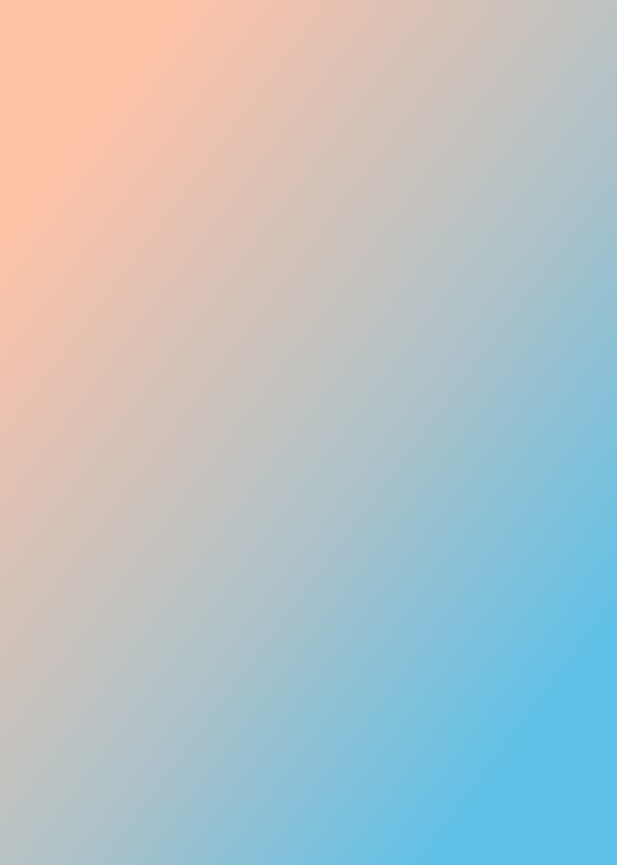 Soft Peach and Blue Gradient