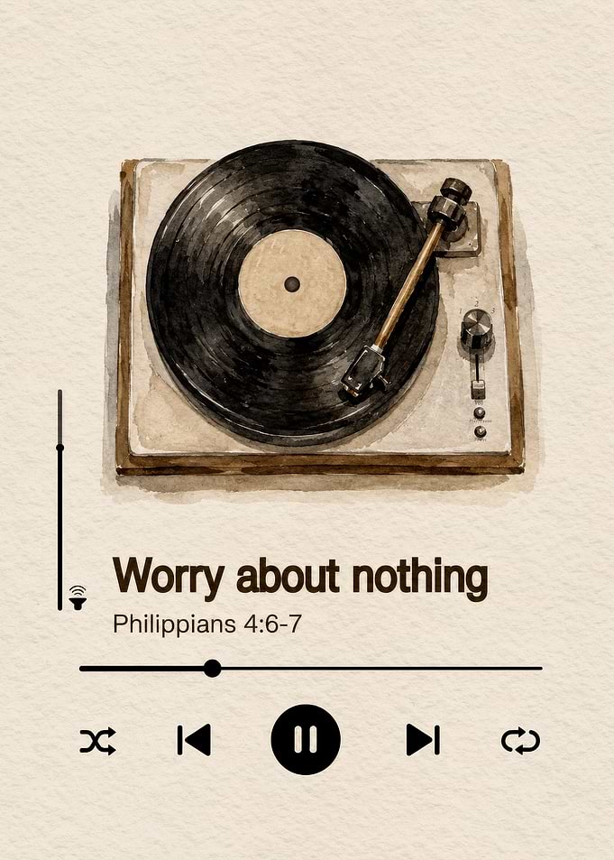 Worry About Nothing Vinyl Record Art