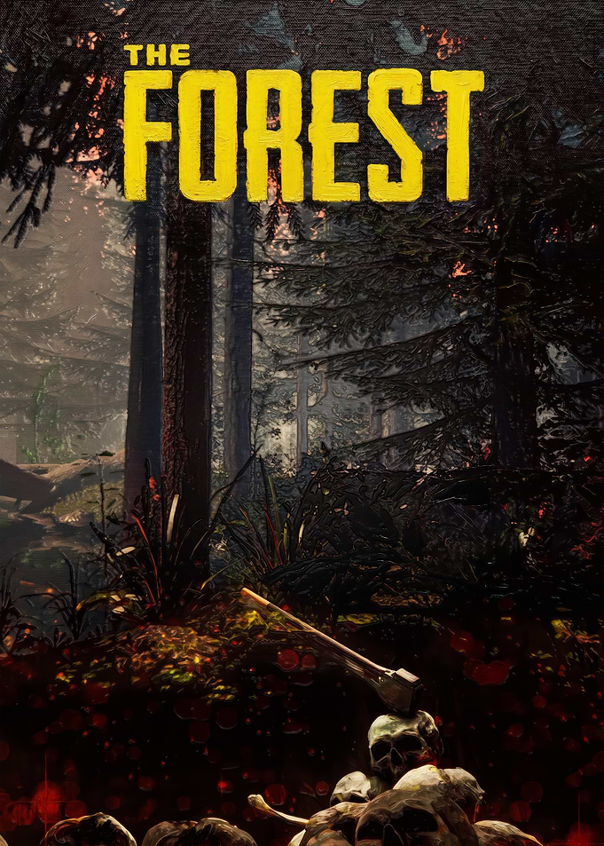 The Forest Video Game Poster
