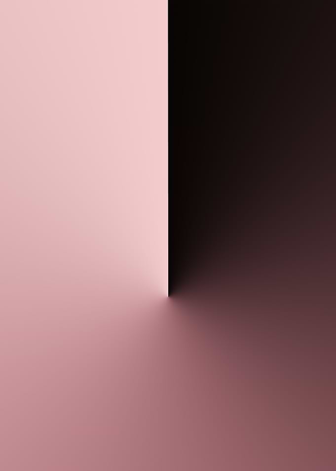 Minimalist Pink and Black Gradient