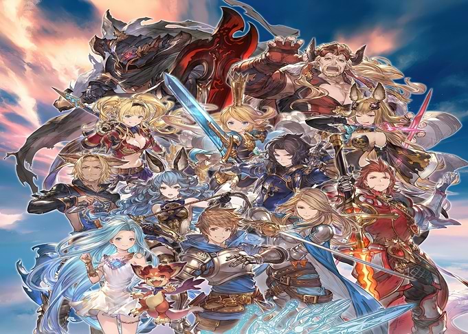 Granblue Fantasy Character Ensemble Illustration