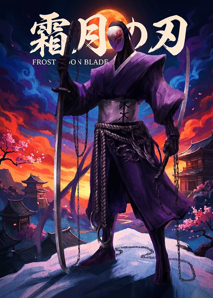 Frost Moon Blade Samurai Warrior