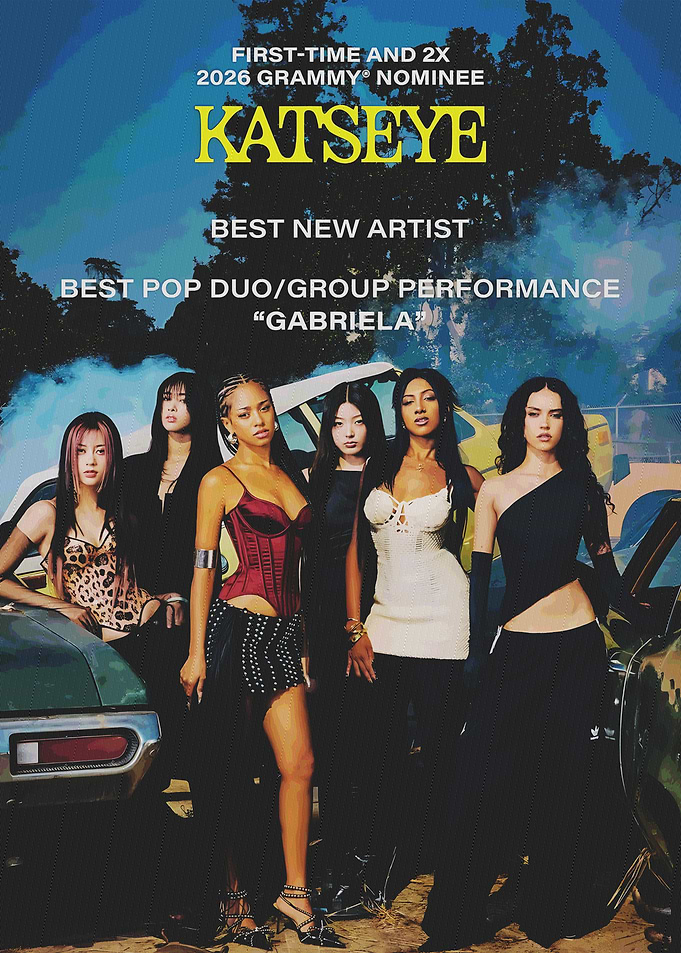 KATSEYE 2026 Grammy Nominee Poster