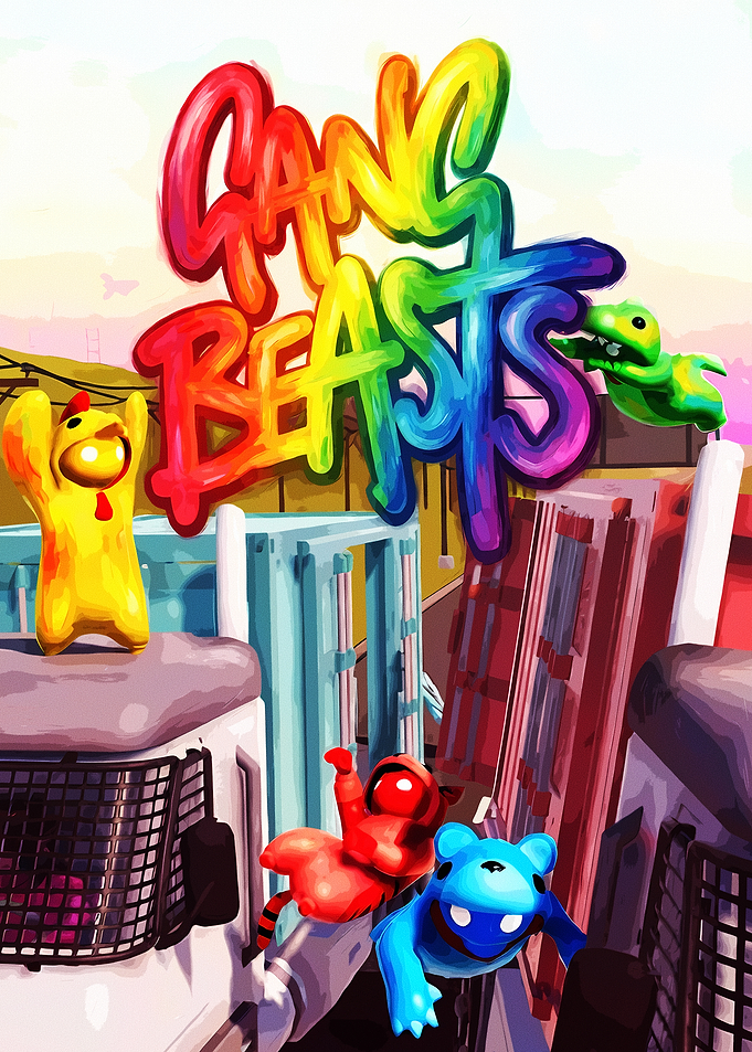 Gang Beasts Game Poster