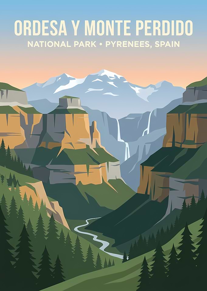 Ordesa y Monte Perdido National Park Poster