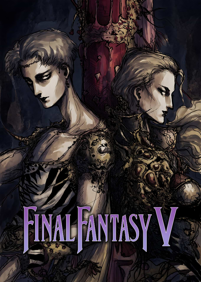 Final Fantasy V Yoshitaka Amano Art