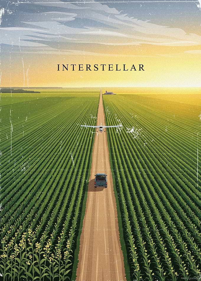 Interstellar Movie Minimalist Art