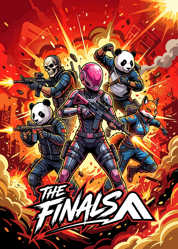 The Finals Game Squad Action Poster