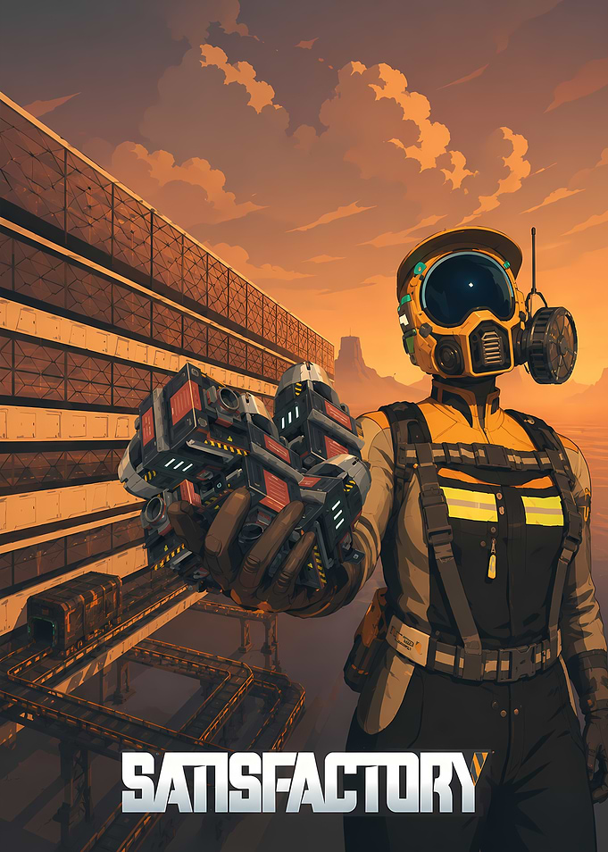 Satisfactory Game Poster