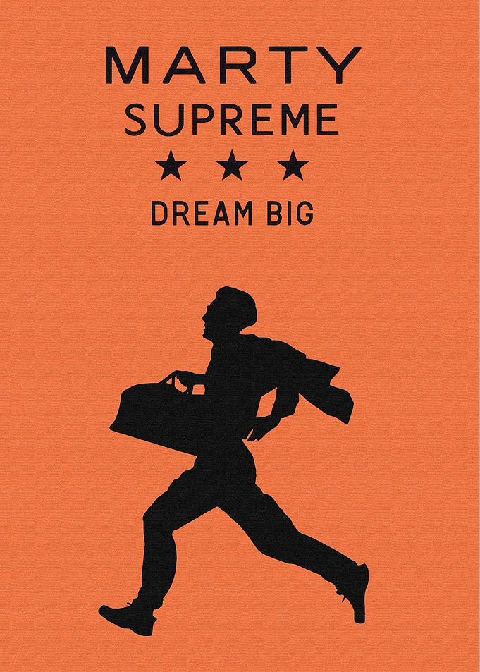 Marty Supreme Dream Big Poster