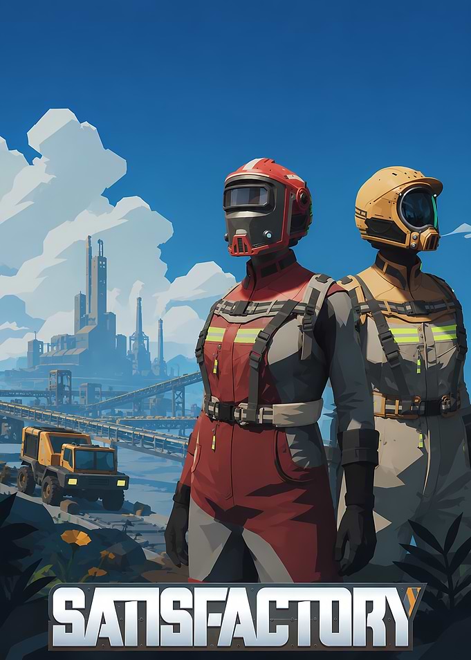 Satisfactory Game Poster