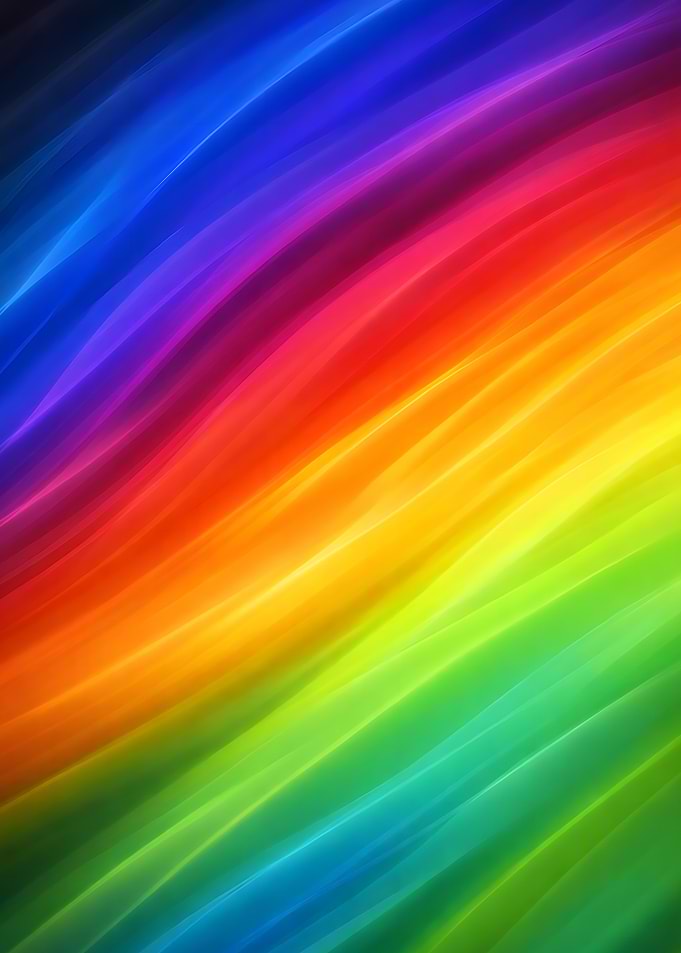 Vibrant Rainbow Abstract