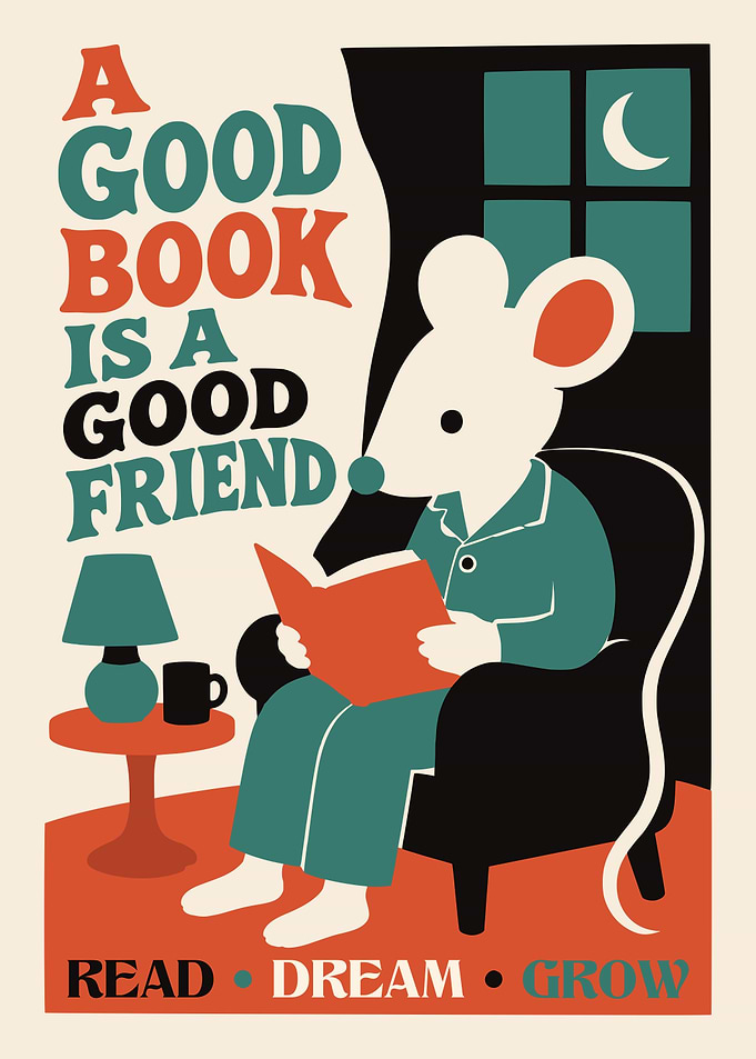 A Good Book Is A Good Friend
