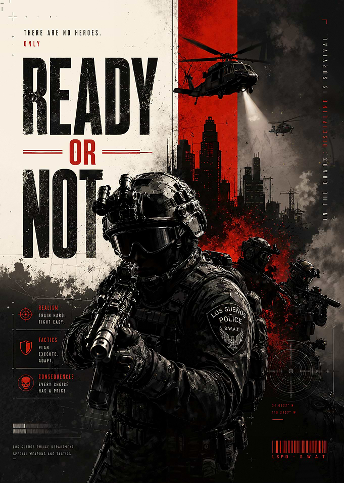Ready or Not SWAT Game Poster