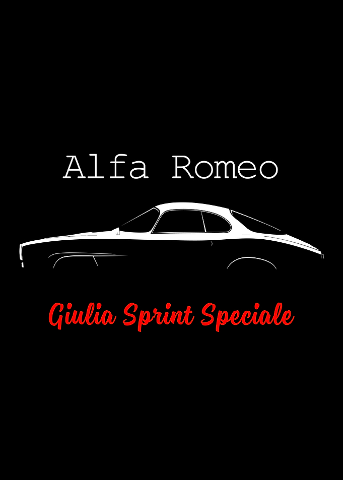 Alfa Romeo Giulia Sprint Speciale Poster