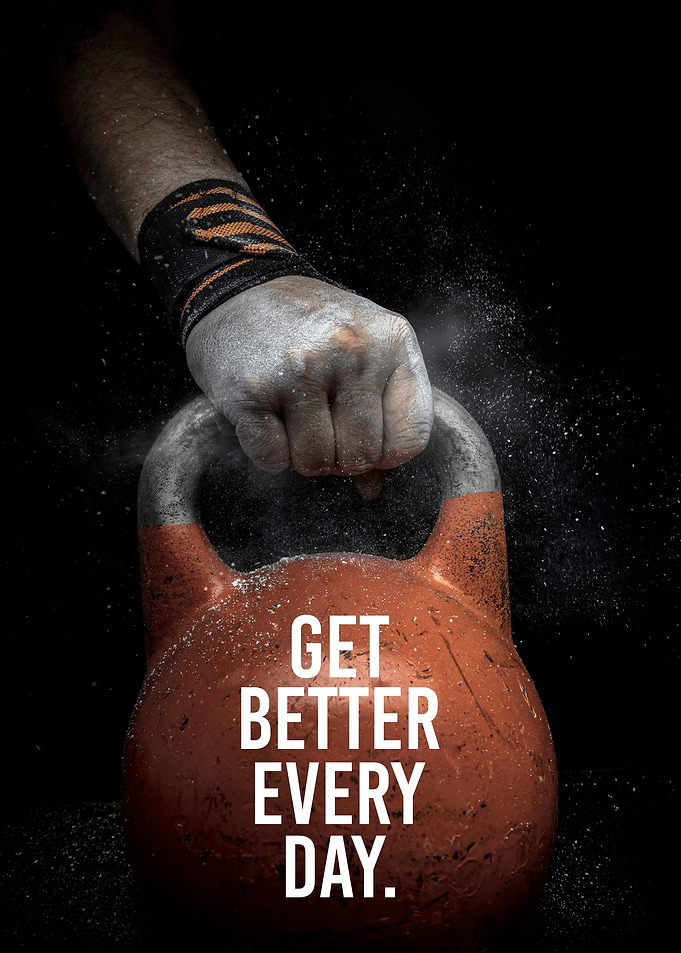 Get Better Every Day Kettlebell Motivation