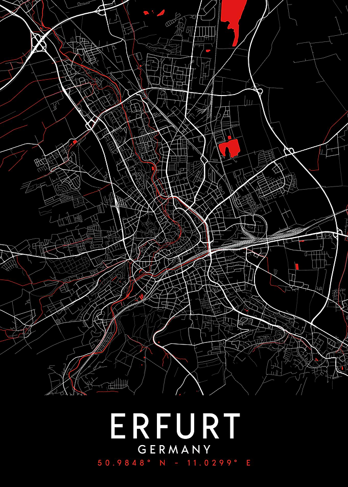 Erfurt Dark Map