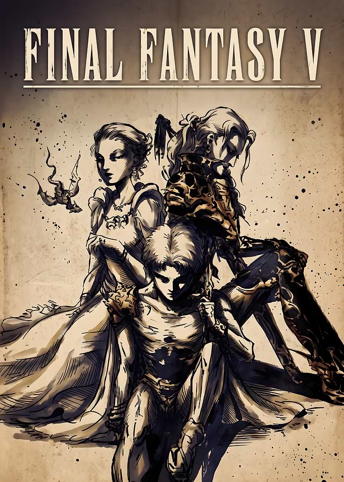 Final Fantasy V Character Illustration