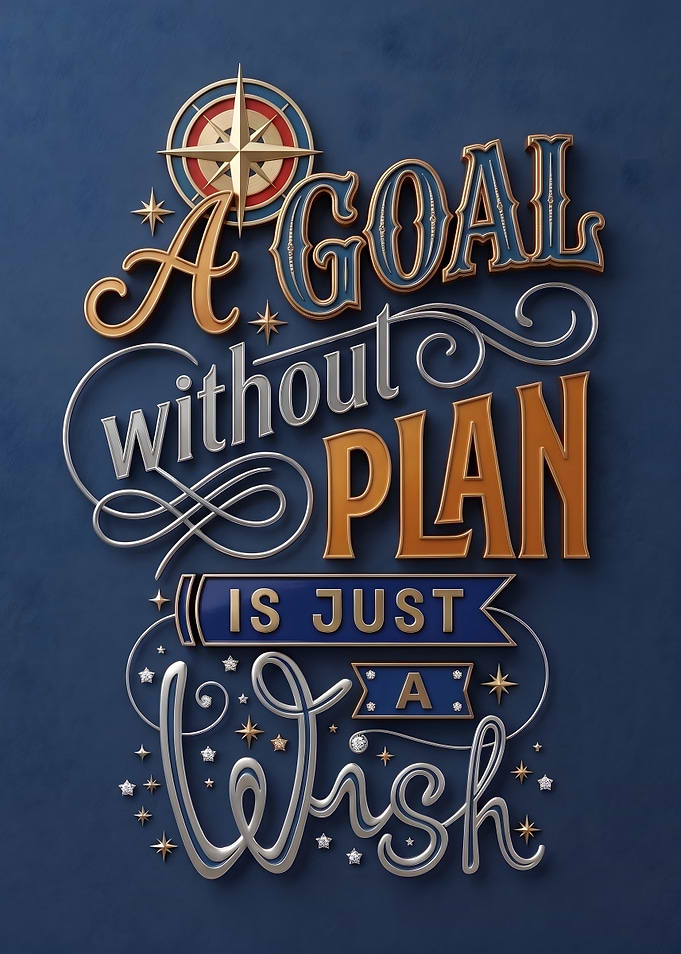 A Goal Without A Plan Quote