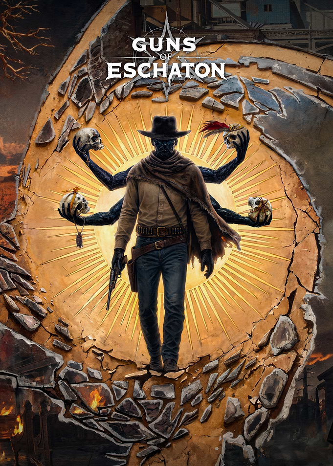 Guns of Eschaton Cowboy Poster