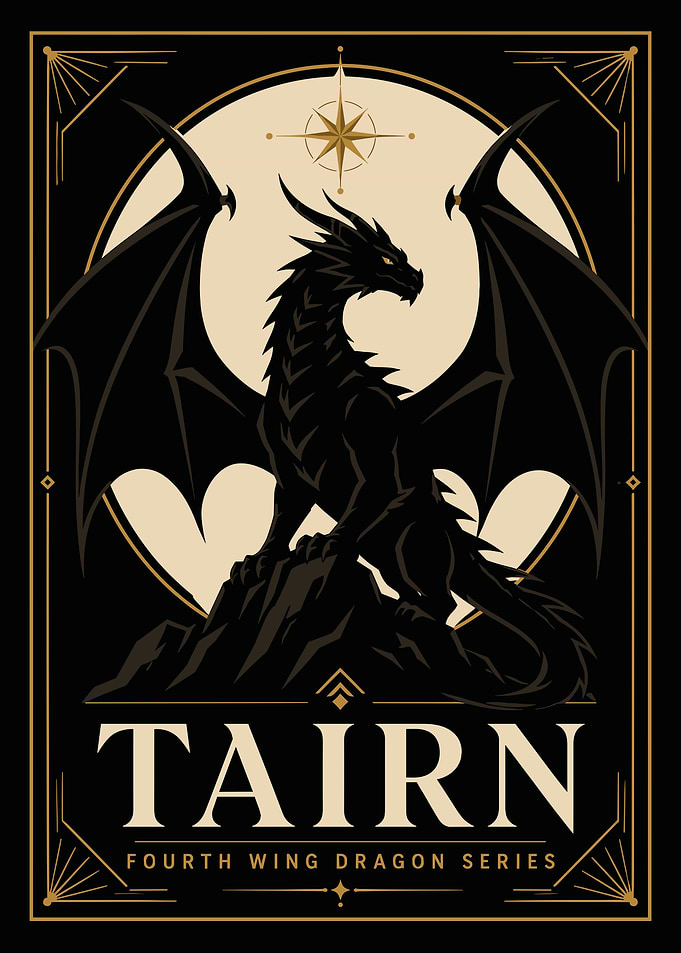 Tairn Fourth Wing Dragon Poster