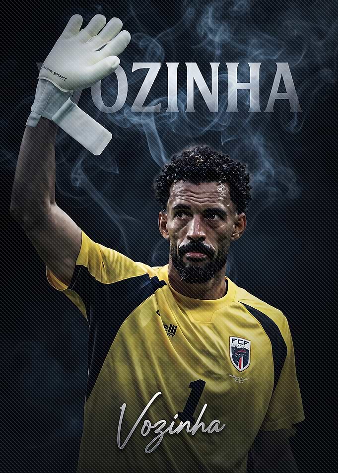 Vozinha Goalkeeper Sports Poster
