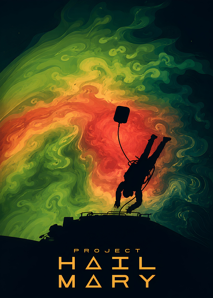 Project Hail Mary Space Poster
