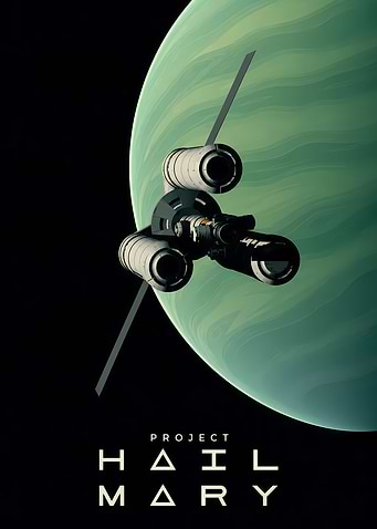 Project Hail Mary Space Poster