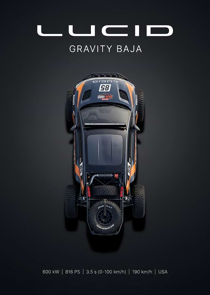 Lucid Gravity Baja Off-Road Concept