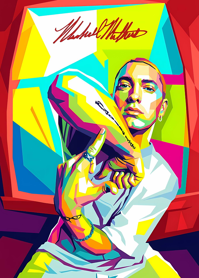 Eminem Pop Art Portrait