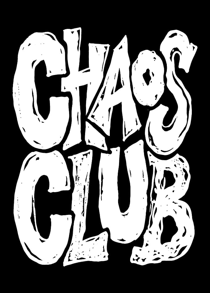 Chaos Club Text Art Design