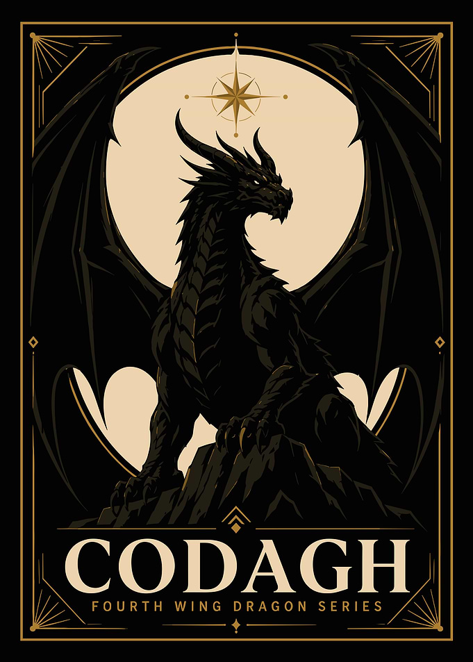 Codagh Fourth Wing Dragon Poster