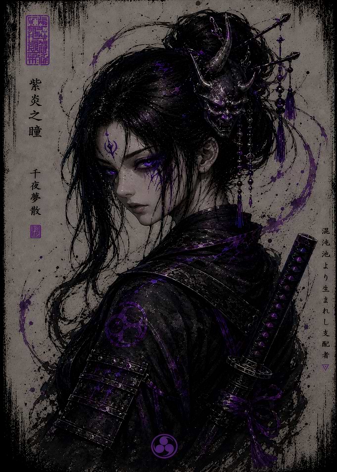 Purple Oni Samurai