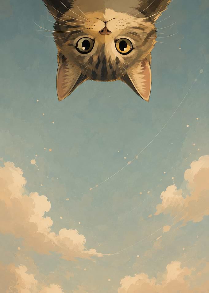 Upside Down Cat