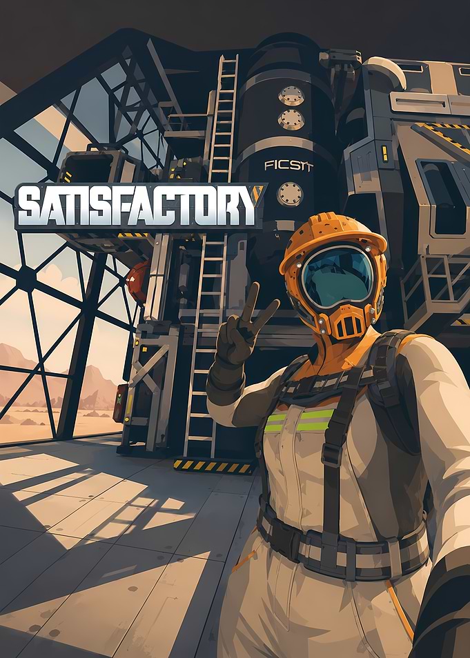 Satisfactory Game Poster