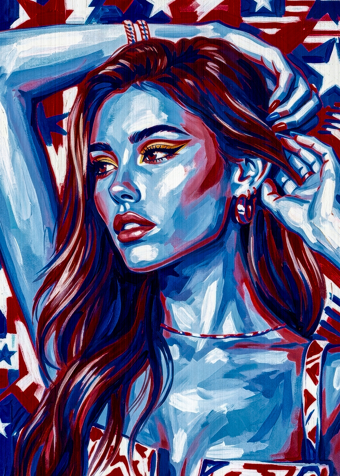 Madison Beer Pop Art Portrait