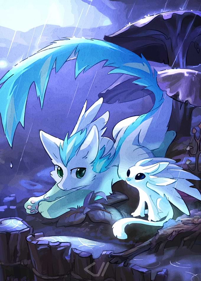 Ori and Friend in Forest