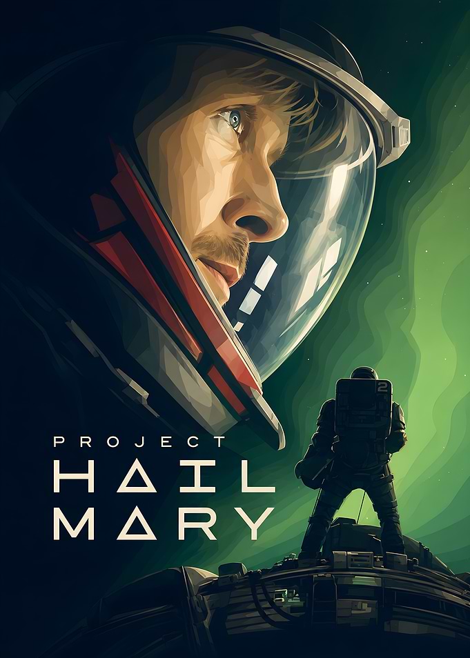Project Hail Mary Space Poster
