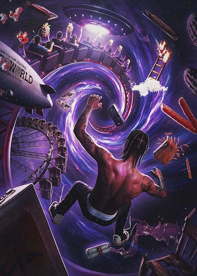 Travis Scott Astroworld Album Cover Art