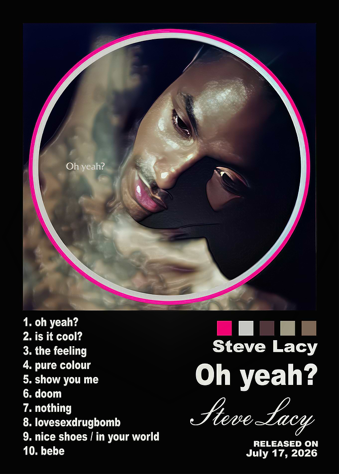 Steve Lacy Oh Yeah Album Poster