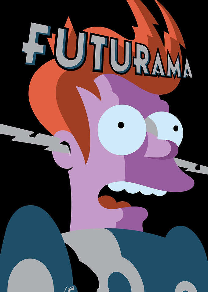 Futurama Philip J. Fry Minimalist Art