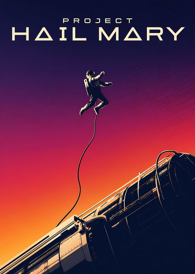 Project Hail Mary Space Poster