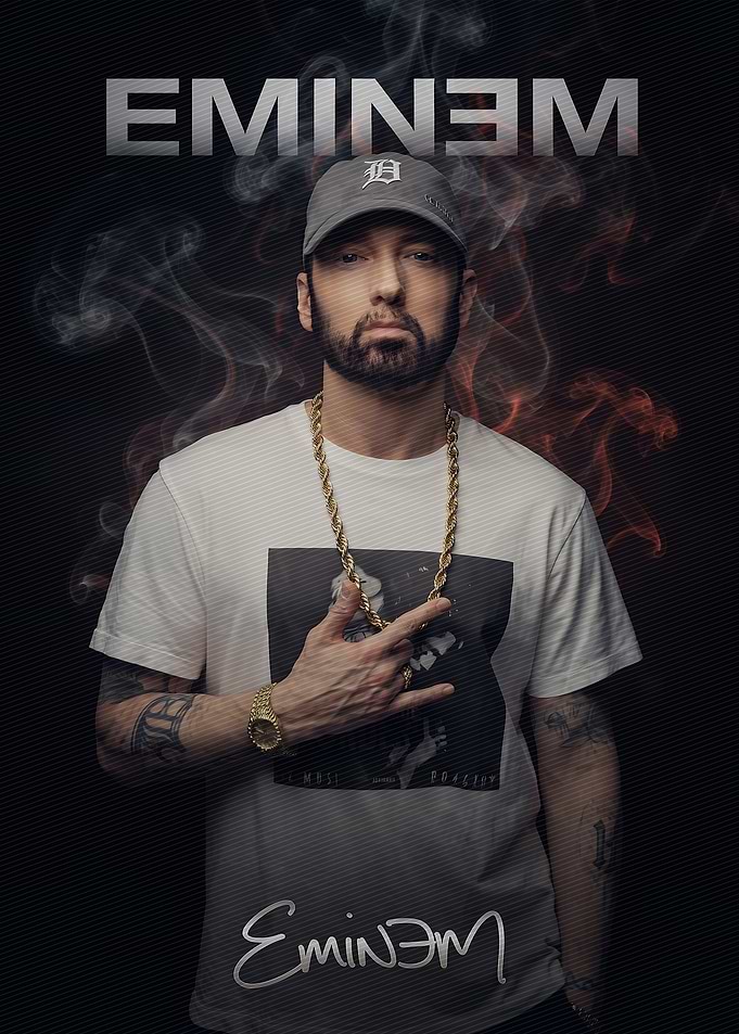Eminem Portrait Poster