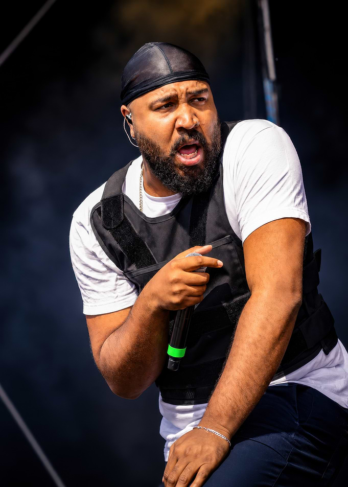 Rapper Performing on Stage