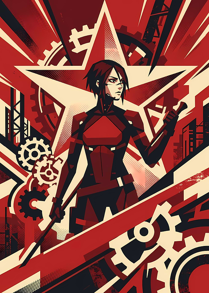 Signalis Elster Propaganda Poster