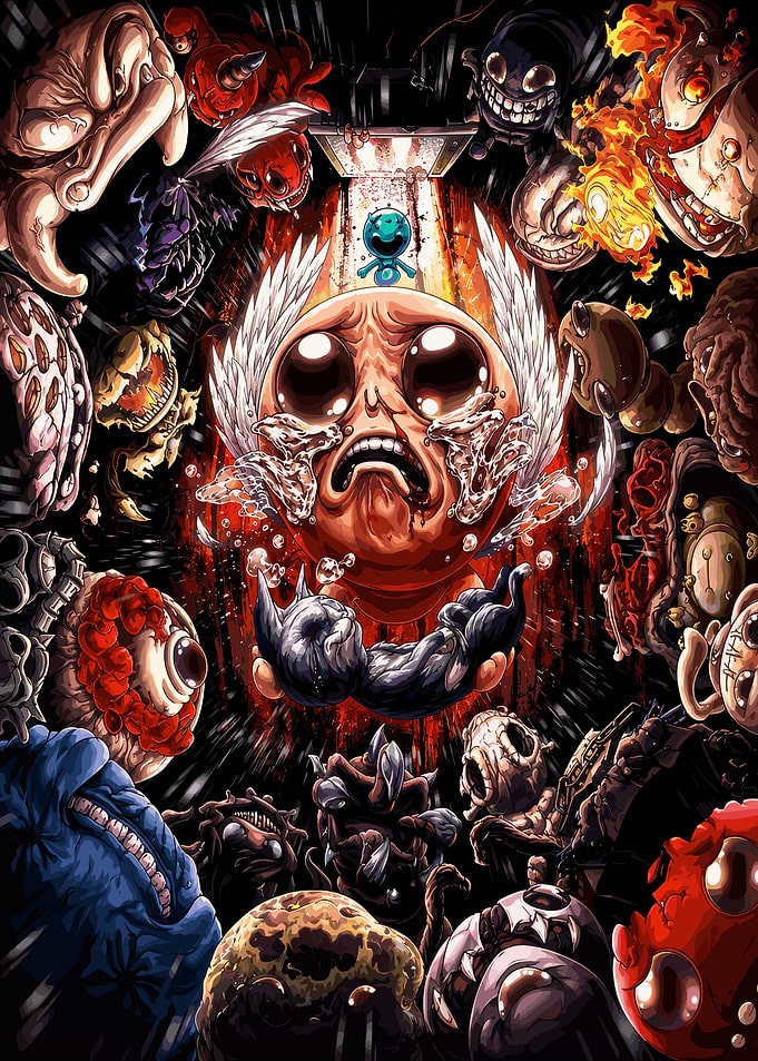 The Binding of Isaac Game Art