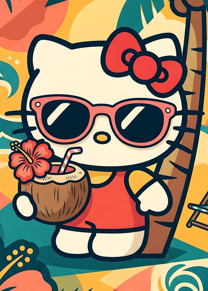 Hello Kitty Summer Beach Vacation